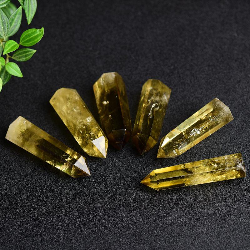7-9CM Citrine tower point Wholesale - Free Shipping Over 300USD - Price at $ 65.00 /pc