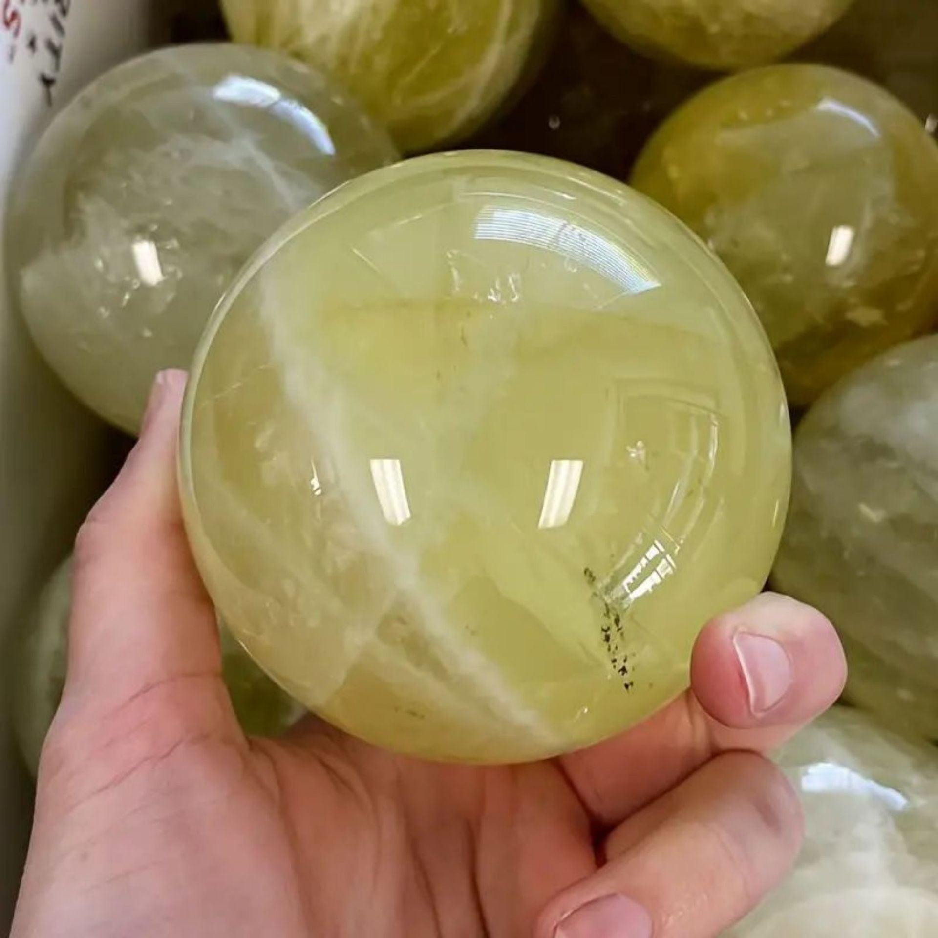 4-8cm Citrine sphere Wholesale - Free Shipping Over 300USD - Price at $ 55.00 /pc