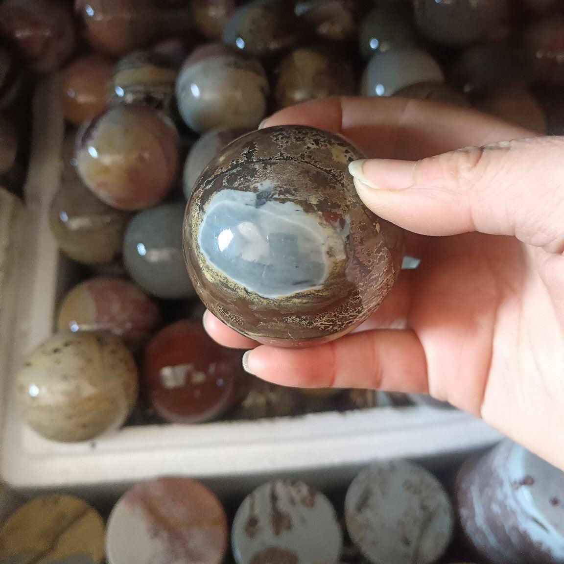 4-7cm Picture Jasper spheres 1kg