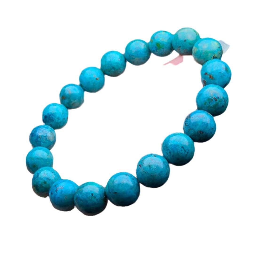 8/10mm Chrysocolla Bracelet Wholesale - Free Shipping Over 300USD - Price at $ 35.00 /pc