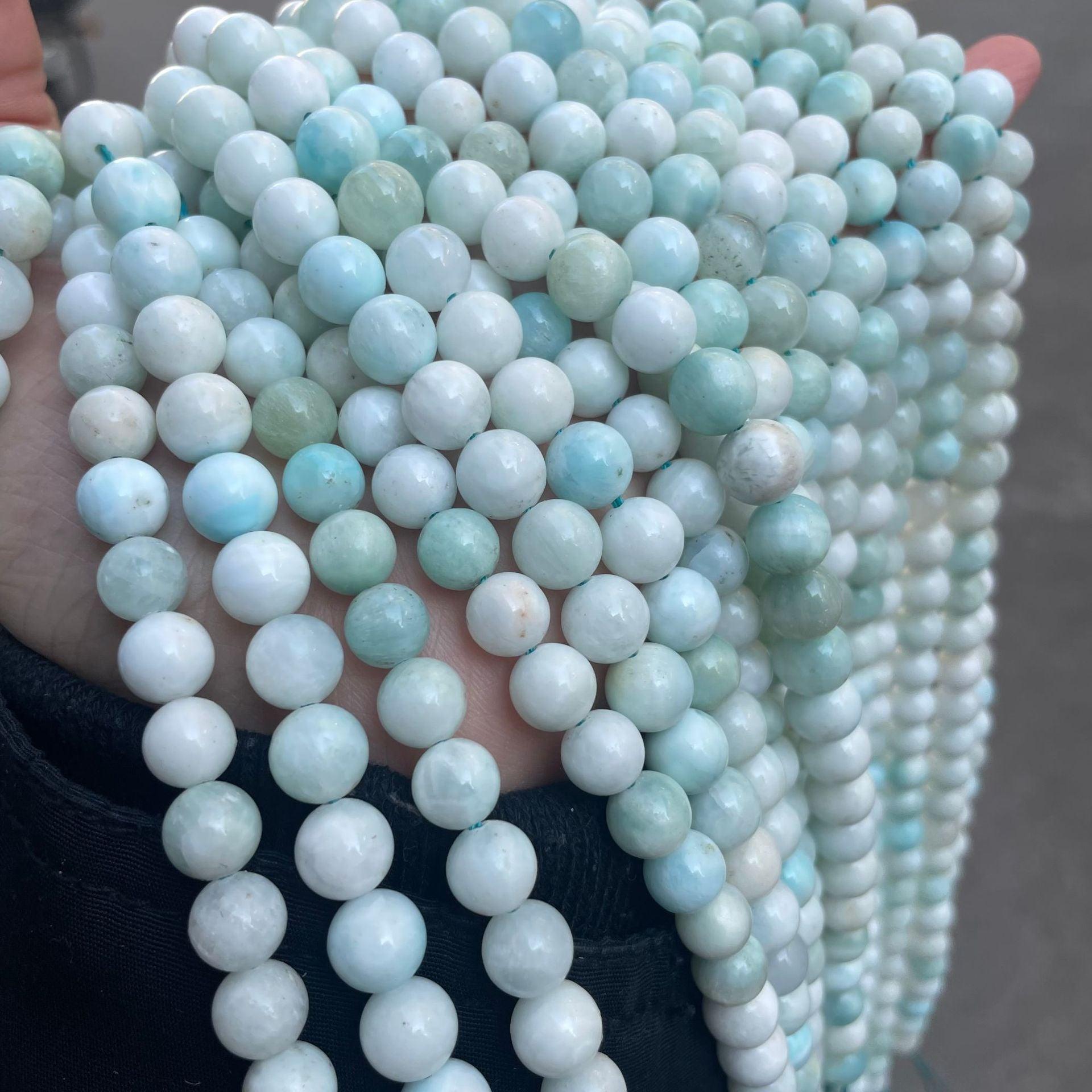 8/10mm Hemimorphite Stone beads Wholesale - Free Shipping Over 300USD - Price at $ 11.00 /pc