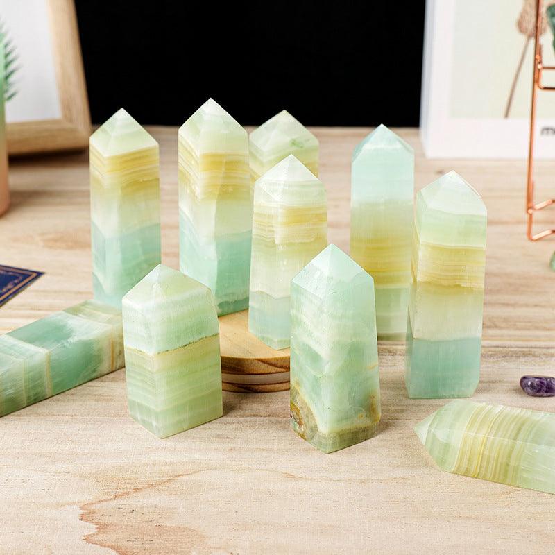 7-9CM caribbean calcite tower Wholesale - Free Shipping Over 300USD - Price at $ 57.00 /pc
