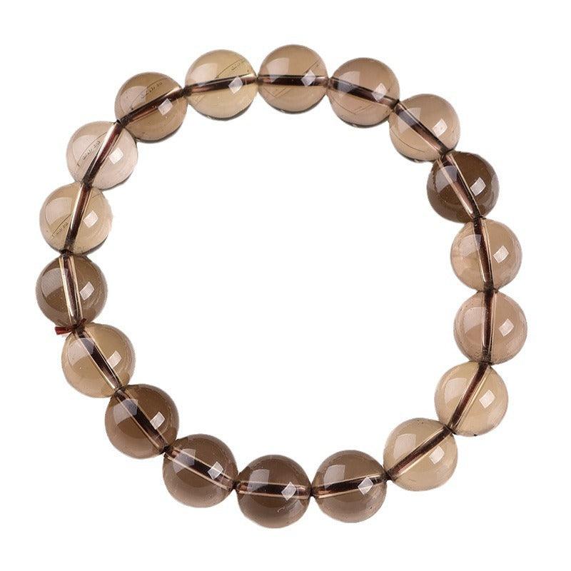 6/8/10/12mm Smoky quartz Bracelet Wholesale - Free Shipping Over 300USD - Price at $ 10.00 /pc