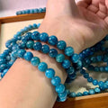 8/9mm blue apatite bracelet Wholesale - Free Shipping Over 300USD - Price at $ 3.00 /pc