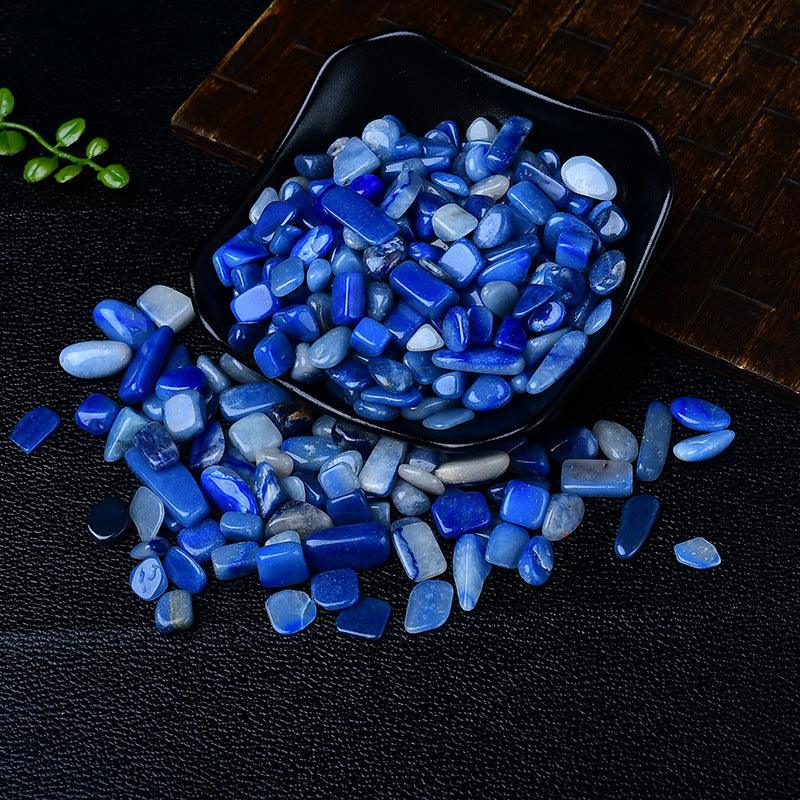3-12mm blue aventurine gravel stone Wholesale - Free Shipping Over 300USD - Price at $ 8.80 /pc