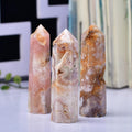 7-9CM flower agate towers Wholesale - Free Shipping Over 300USD - Price at $ 33.00 /pc