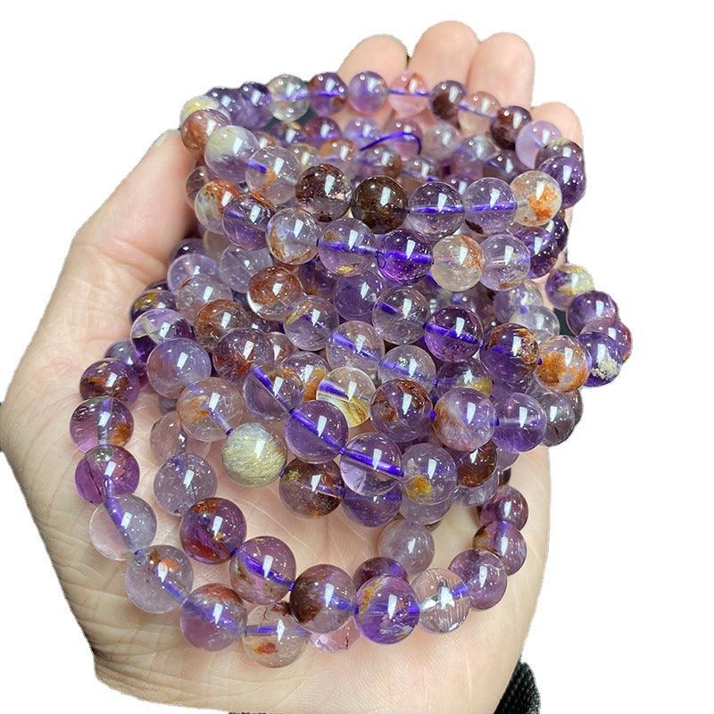 10/12/14MM Purple Garden Quartz bracelet Wholesale - Free Shipping Over 300USD - Price at $ 6.00 /pc