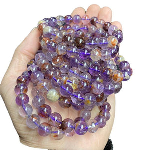 10/12/14MM Purple Garden Quartz bracelet Wholesale - Free Shipping Over 300USD - Price at $ 6.00 /pc