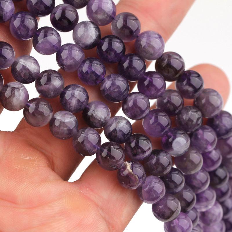 MLD Dream amethyst beads 8/10/12mm Wholesale - Free Shipping Over 300USD - Price at $ 10.00 /pc