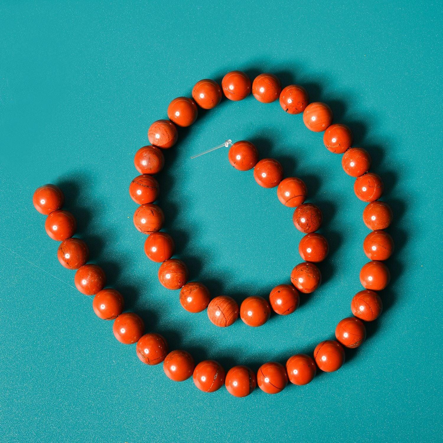 8/10mm Red jasper beads Wholesale - Free Shipping Over 300USD - Price at $ 3.50 /pc