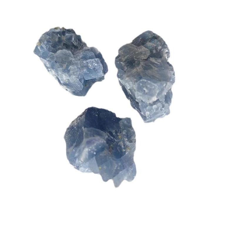 3-5cm blue calcite raw stone Wholesale - Free Shipping Over 300USD - Price at $ 11.00 /pc