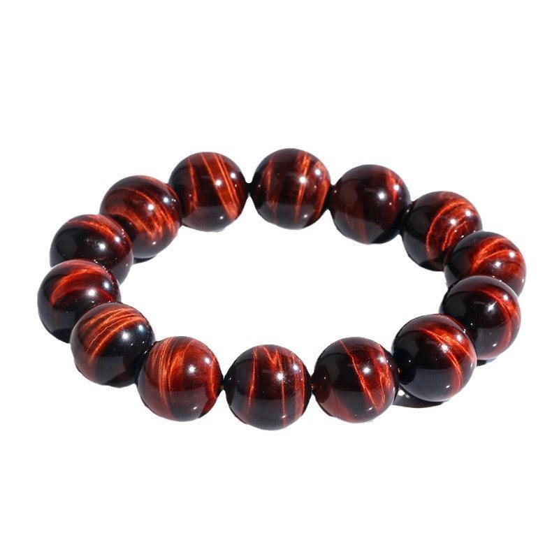 6/8/10/12mm red Tiger Eye Bracelet Wholesale - Free Shipping Over 300USD - Price at $ 8.80 /pc