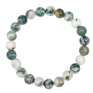 8mm green moss agate bracelets Wholesale - Free Shipping Over 300USD - Price at $ 2.00 /pc