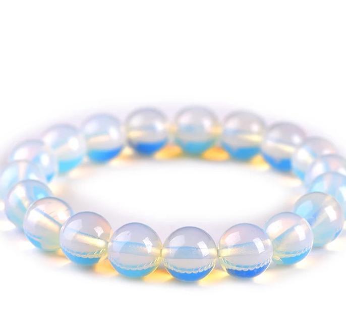 8/10mm Opalite bracelet Wholesale - Free Shipping Over 300USD - Price at $ 1.10 /pc
