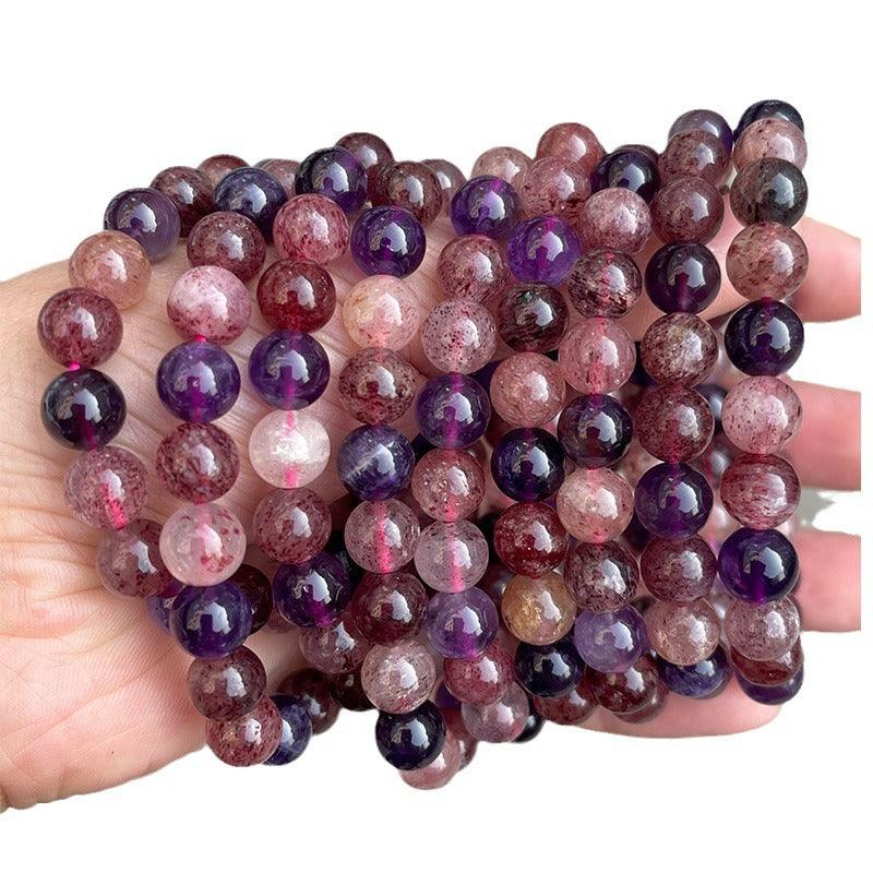 8/10MM Super Seven 7 Bracelet Wholesale - Free Shipping Over 300USD - Price at $ 4.80 /pc