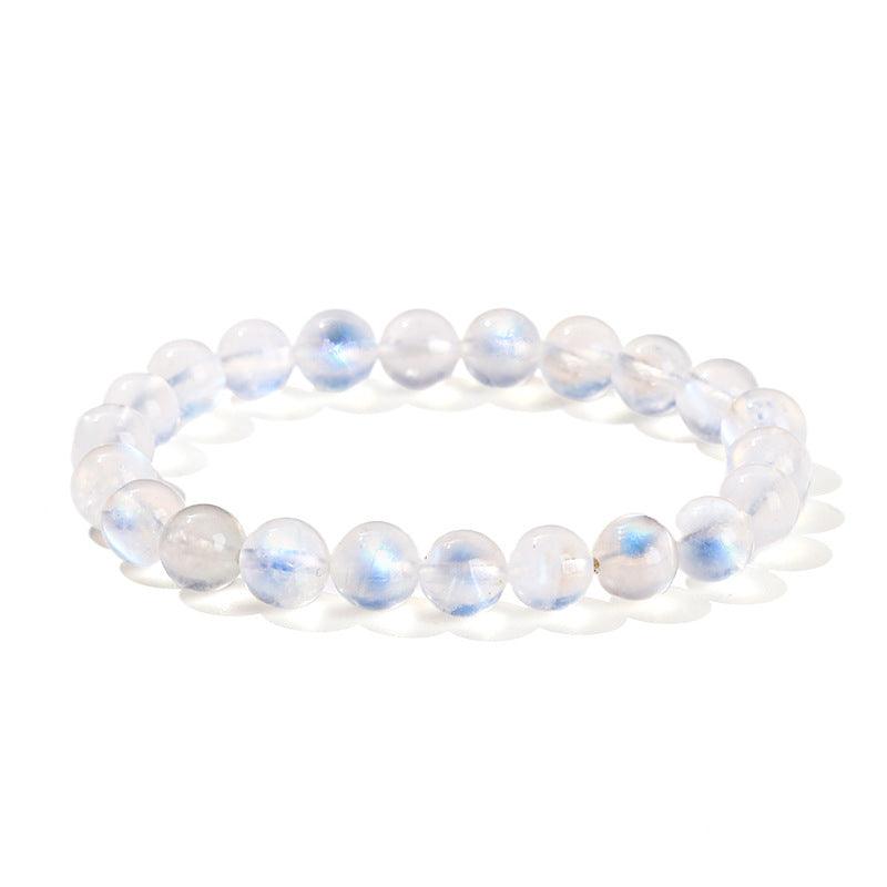 6/8/10MM Peristerite Blue Moonstone Bracelet Wholesale - Free Shipping Over 300USD - Price at $ 3.50 /pc