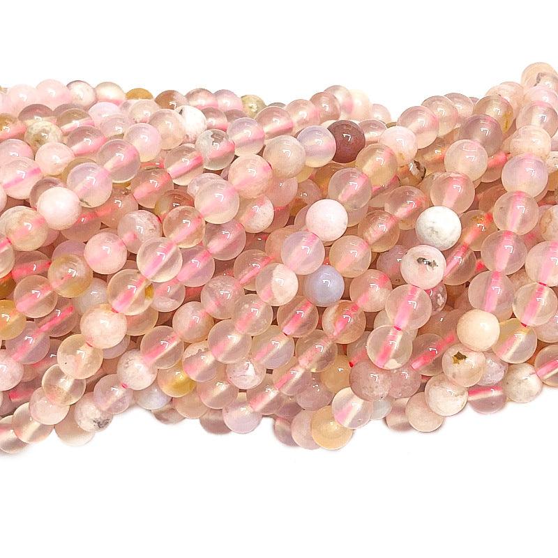MLD flower agate beads 8MM Wholesale - Free Shipping Over 300USD - Price at $ 3.50 /pc