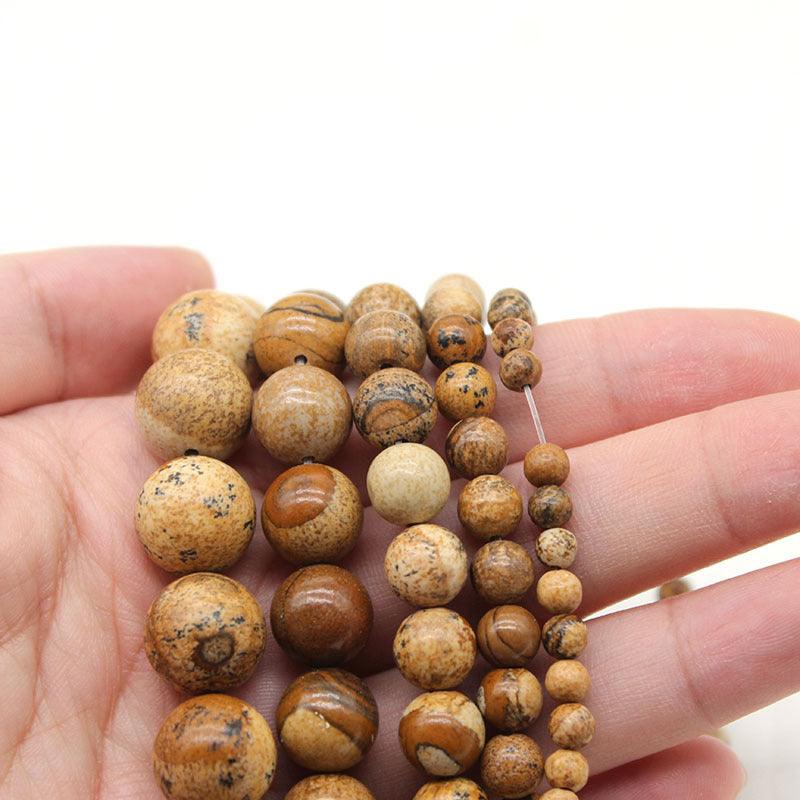 8/10mm Picture Jasper beads