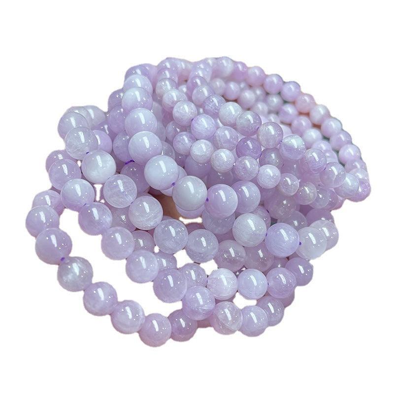 6/8/10/12mm Kunzite Bracelet Wholesale - Free Shipping Over 300USD - Price at $ 8.00 /pc