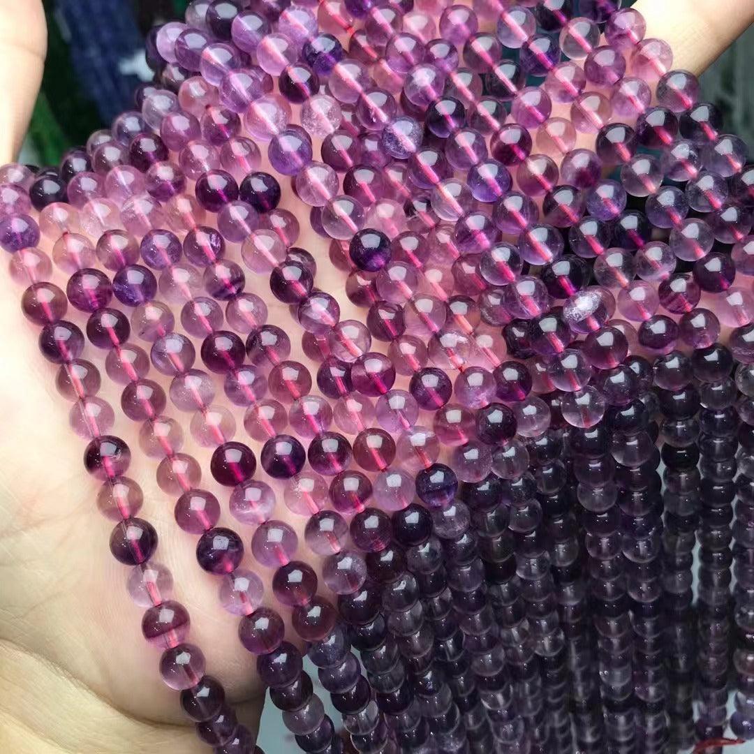 8/10mm Purple Fluorite beads
