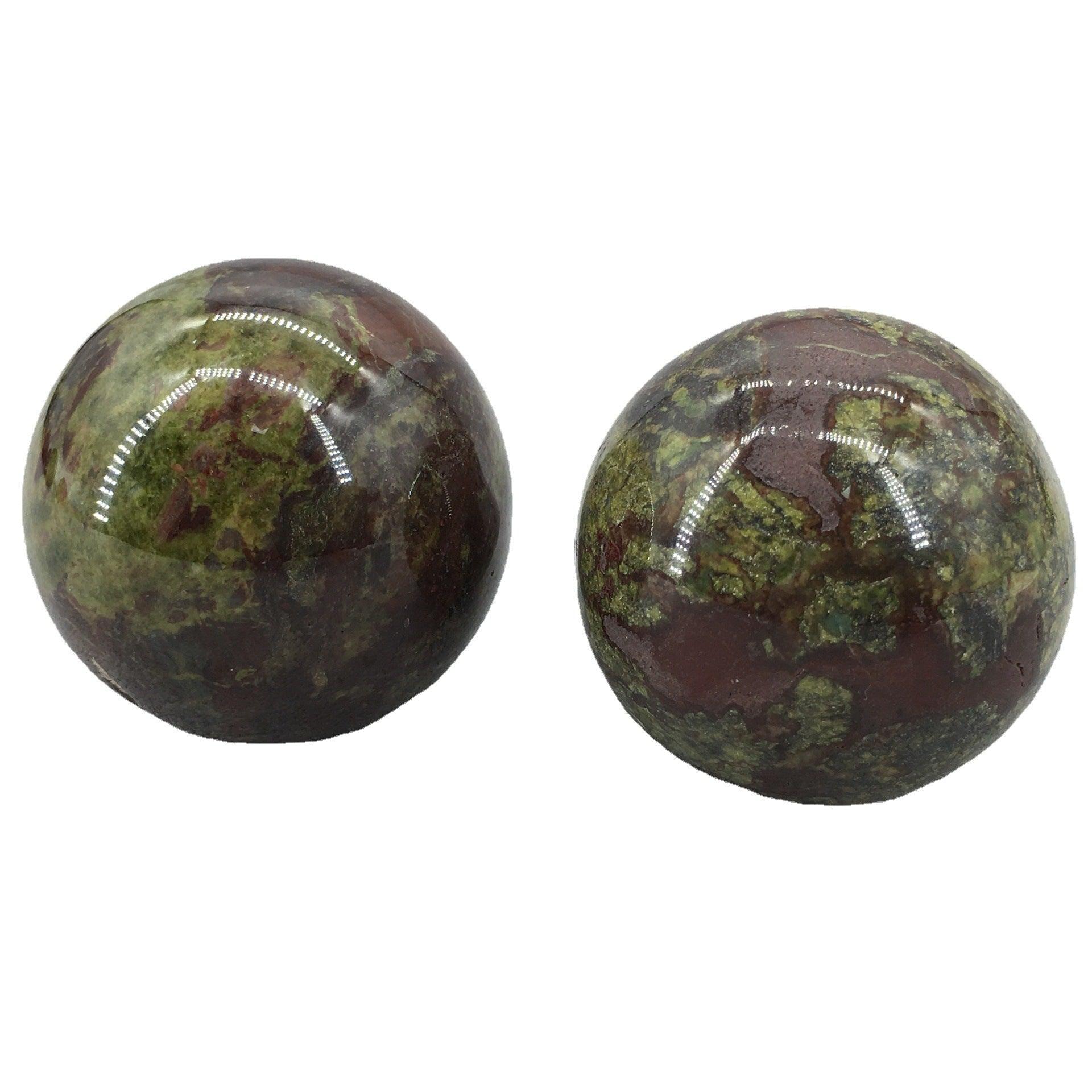 3-9cm Dragons Blood Jasper sphere Wholesale - Free Shipping Over 300USD - Price at $ 35.00 /pc