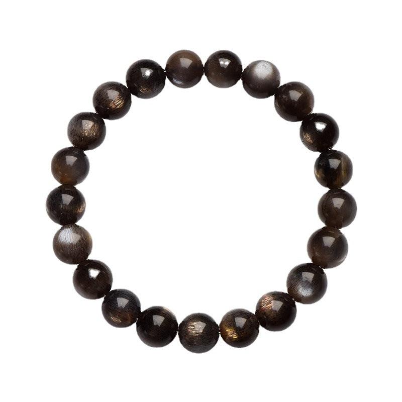 7/8/9MM black sunstone bracelet Wholesale - Free Shipping Over 300USD - Price at $ 10.00 /pc