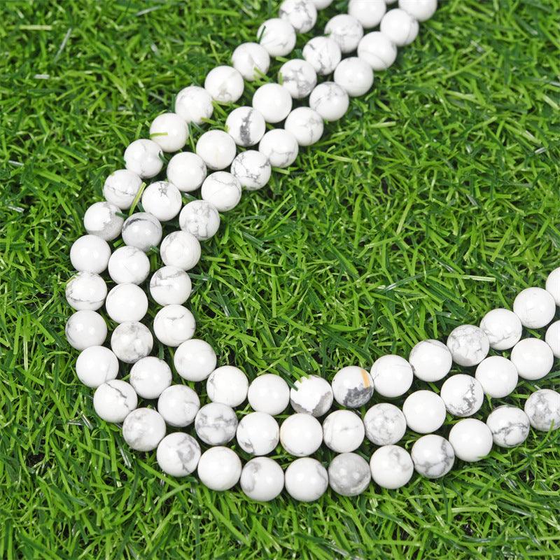 8/10mm Howlite beads Wholesale - Free Shipping Over 300USD - Price at $ 2.00 /pc