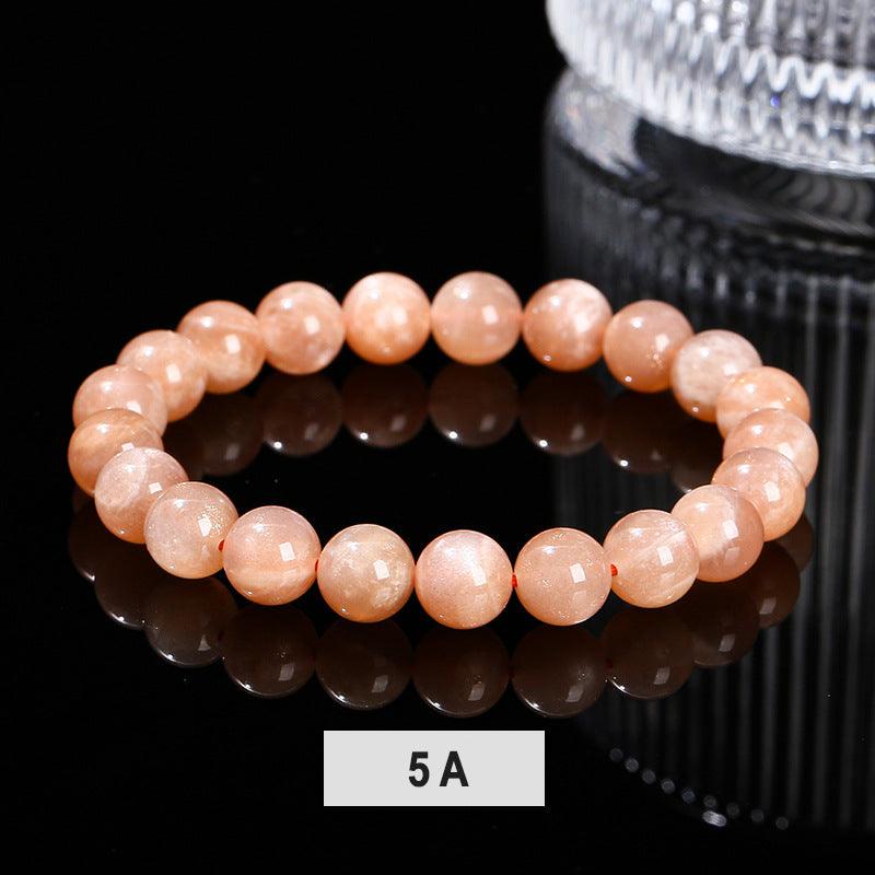 6/8/10MM Sunstone Bracelet Wholesale - Free Shipping Over 300USD - Price at $ 3.60 /pc