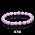 6/8/10/12mm Kunzite Bracelet Wholesale - Free Shipping Over 300USD - Price at $ 8.00 /pc