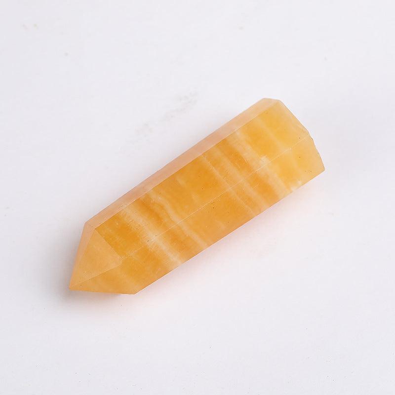 7-9CM yellow calcite tower Wholesale - Free Shipping Over 300USD - Price at $ 22.00 /pc