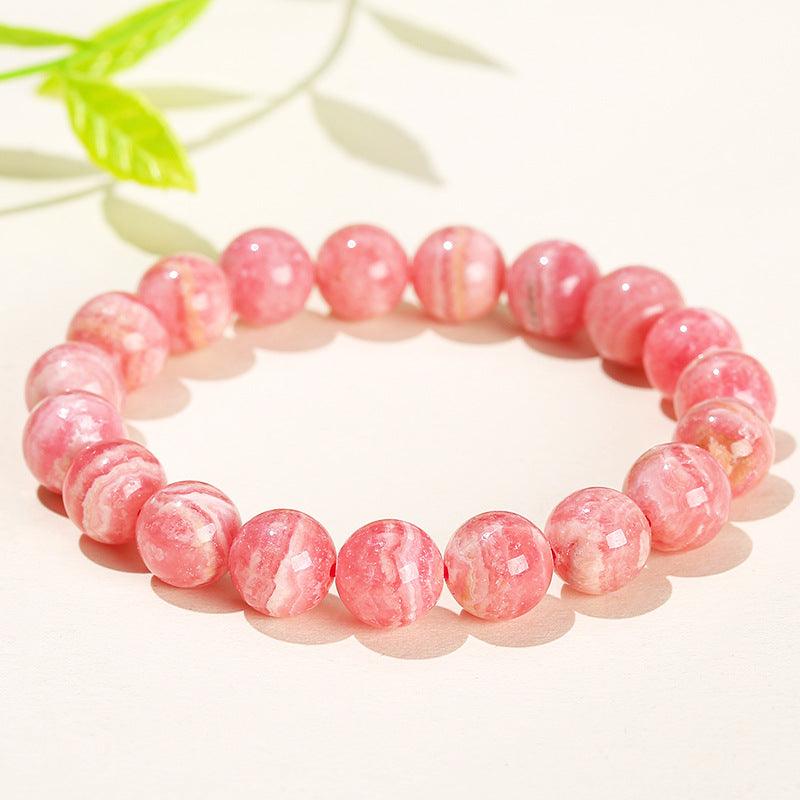 6/8/10MM Rhodochrosite Bracelet Wholesale - Free Shipping Over 300USD - Price at $ 34.00 /pc