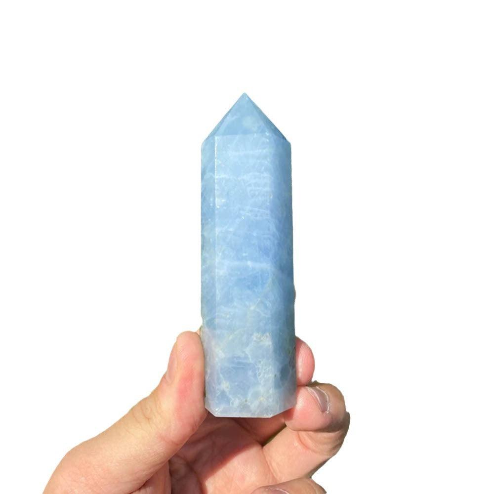 7-9CM blue calcite towers Wholesale - Free Shipping Over 300USD - Price at $ 33.00 /pc