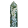 7-9CM druzy moss agate tower Wholesale - Free Shipping Over 300USD - Price at $ 31.00 /pc