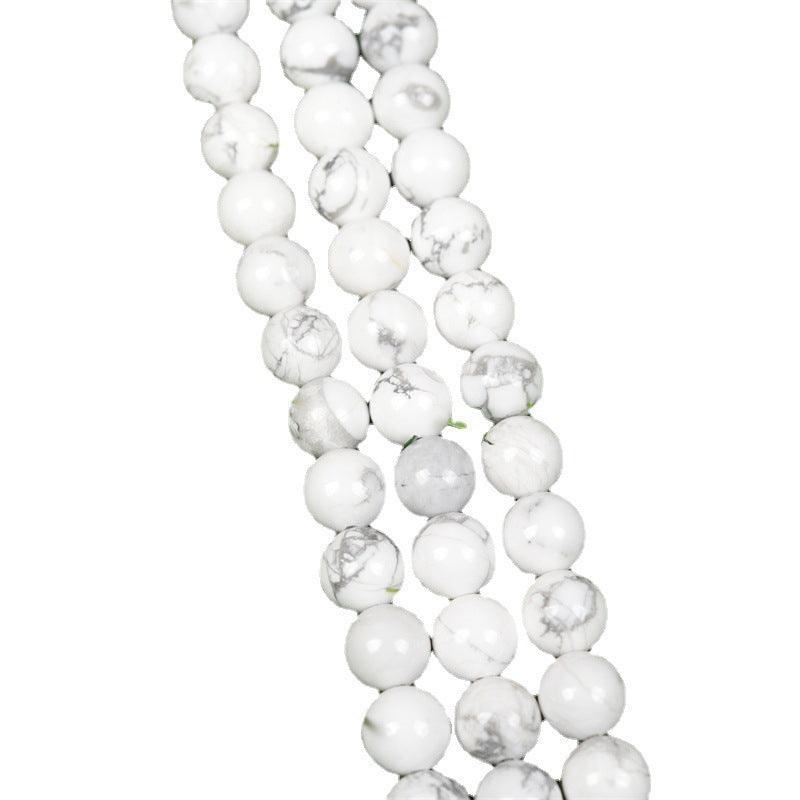 8/10mm Howlite beads Wholesale - Free Shipping Over 300USD - Price at $ 2.00 /pc