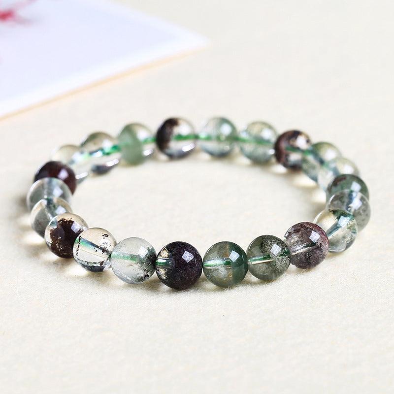 6/8/10mm Green garden quartz bracelet Wholesale - Free Shipping Over 300USD - Price at $ 6.00 /pc