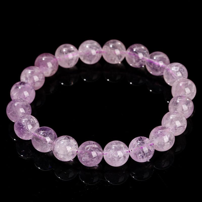 6/8/10MM Purple Jade Amethyst bracelet Wholesale - Free Shipping Over 300USD - Price at $ 3.20 /pc