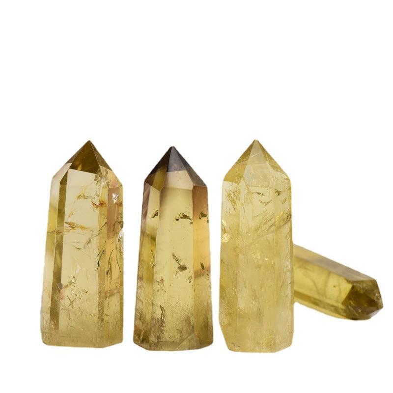 7-9CM Citrine tower point Wholesale - Free Shipping Over 300USD - Price at $ 65.00 /pc