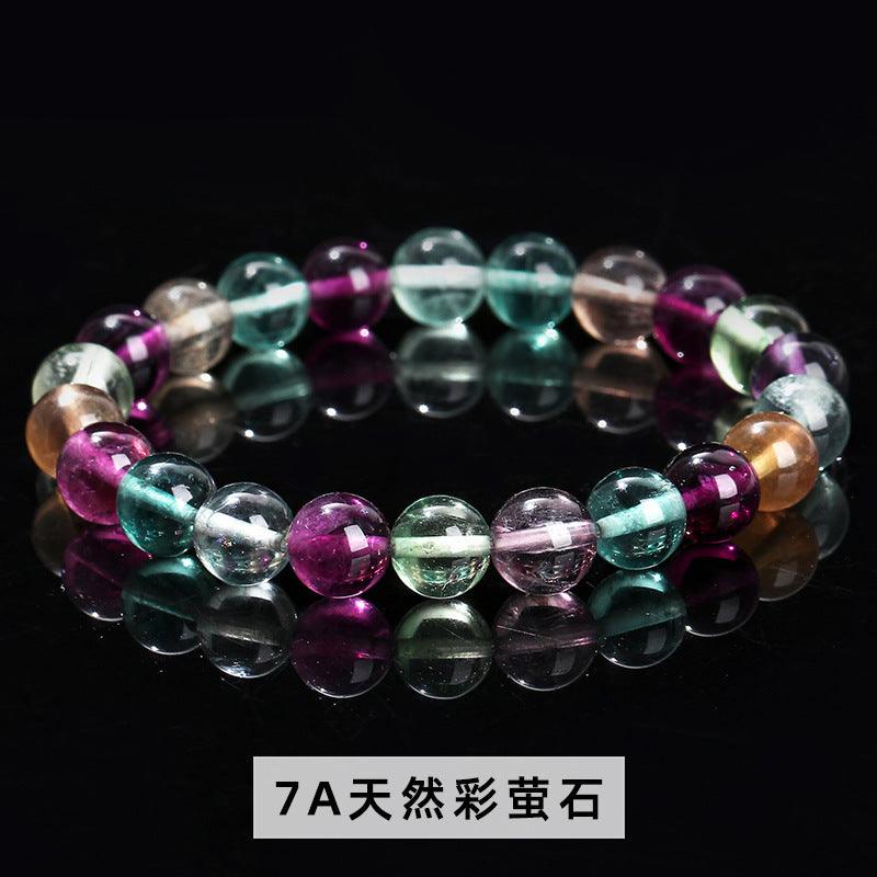 8/10MM Fluorite Bracelet Wholesale - Free Shipping Over 300USD - Price at $ 9.20 /pc
