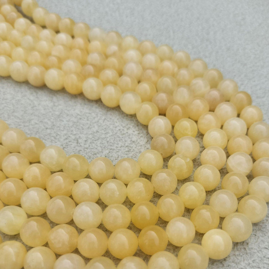 8/10mm yellow calcite beads Wholesale - Free Shipping Over 300USD - Price at $ 1.50 /pc