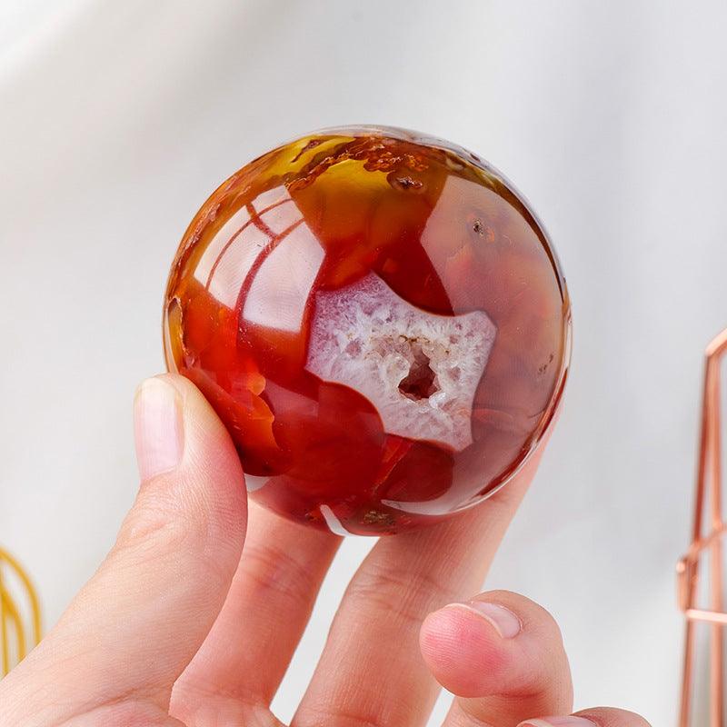 5-7cm carnelian sphere Wholesale - Free Shipping Over 300USD - Price at $ 53.00 /pc