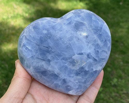 MLD blue calcite heart Wholesale - Free Shipping Over 300USD - Price at $ 27.00 /pc