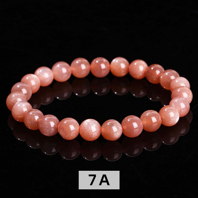 6/8/10MM Sunstone Bracelet Wholesale - Free Shipping Over 300USD - Price at $ 6.80 /pc
