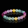 8/10MM Fluorite Bracelet Wholesale - Free Shipping Over 300USD - Price at $ 5.20 /pc