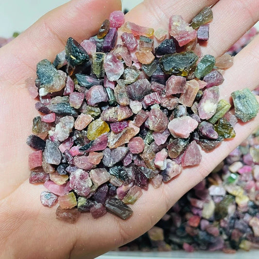 5-9mm watermelon tourmaline raw 1kg