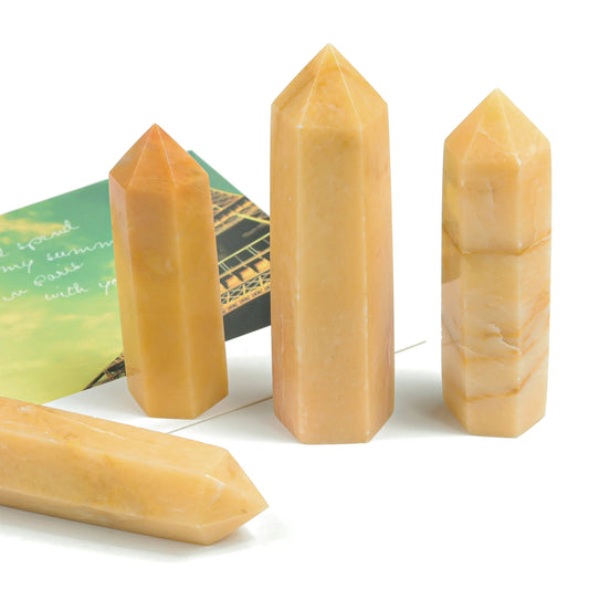 5-8cm yellow aventurine tower 1kg