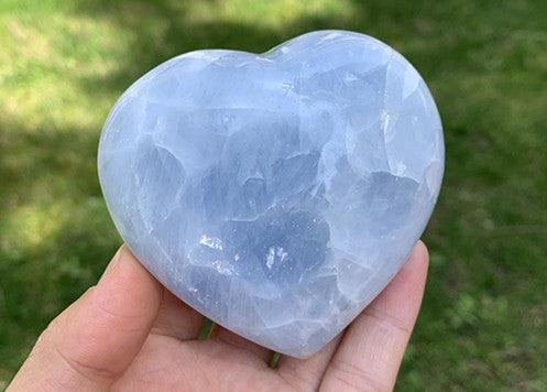 MLD blue calcite heart Wholesale - Free Shipping Over 300USD - Price at $ 27.00 /pc