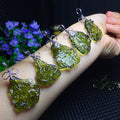 10-15g raw moldavite pendant