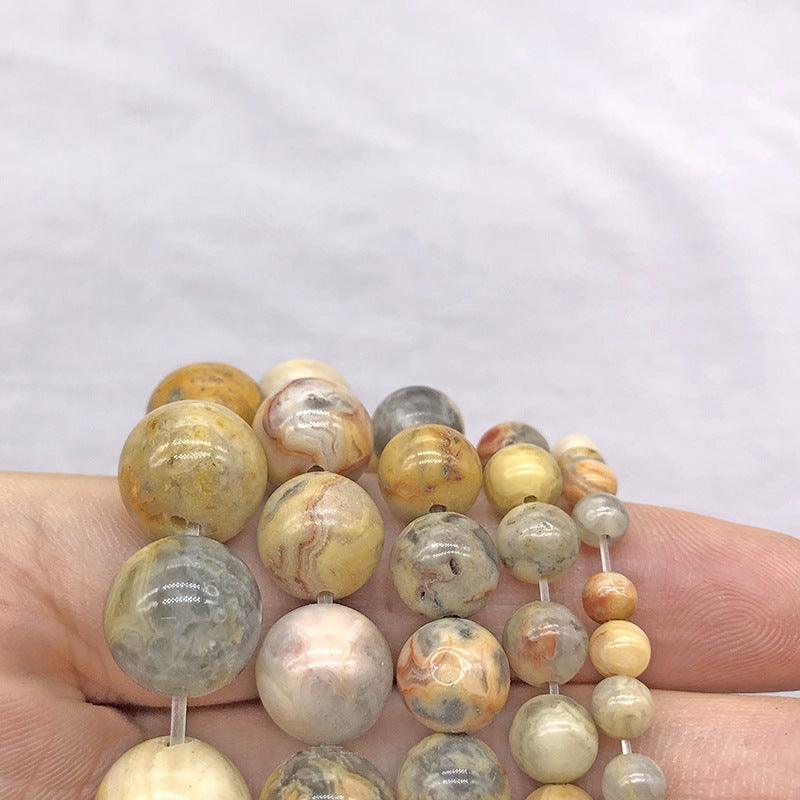 8/10mm Crazy Lace Agate beads