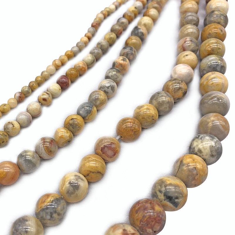 8/10mm Crazy Lace Agate beads