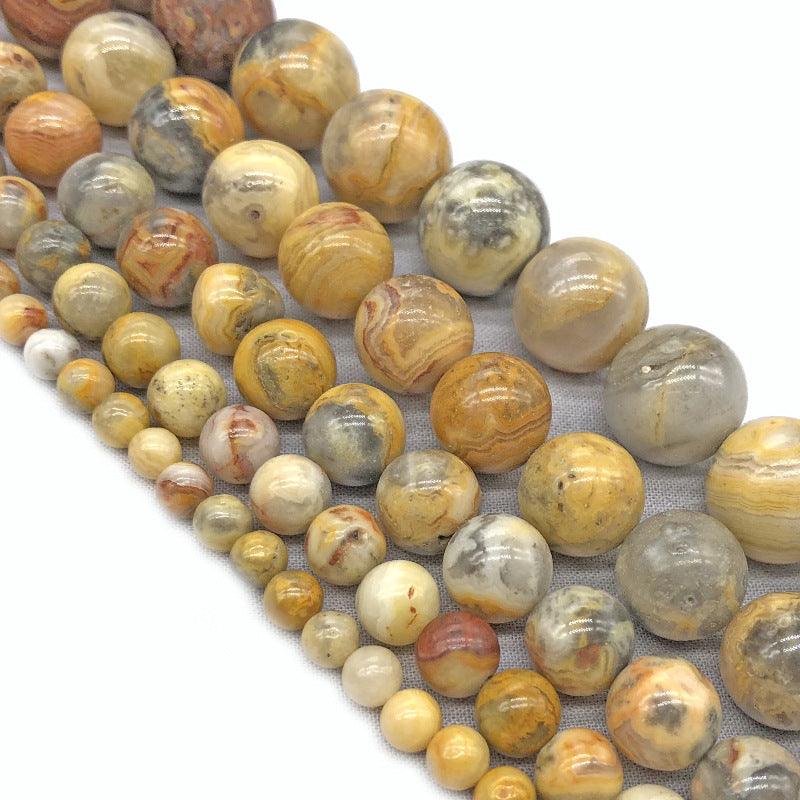 8/10mm Crazy Lace Agate beads